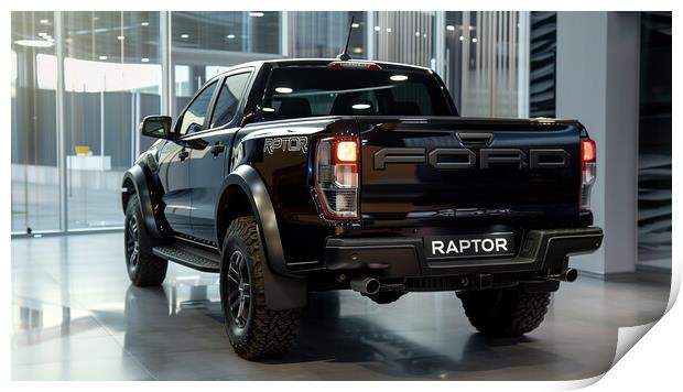 Ford Ranger Raptor Print by T2 