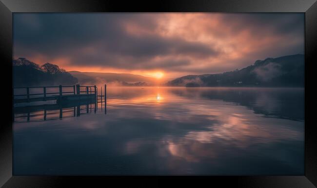 Lake Windermere Framed Print by T2 