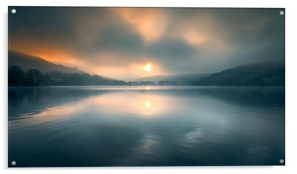 Lake Windermere Acrylic by T2 