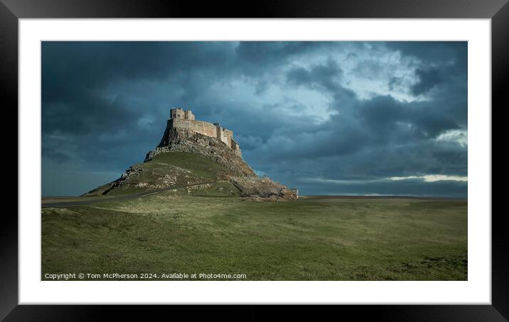 Lindisfarne Castle Framed Mounted Print by Tom McPherson
