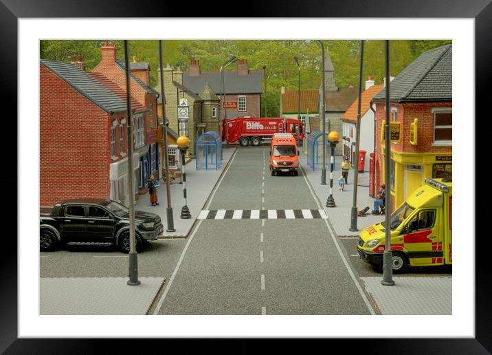 The Refuse Collectors 3 Framed Mounted Print by Steve Purnell
