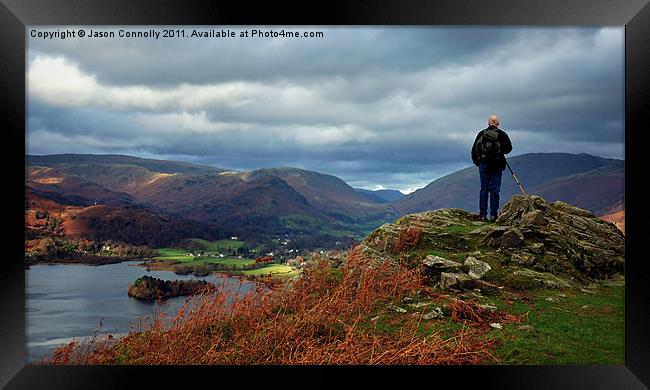 A man And His Kingdom Framed Print by Jason Connolly