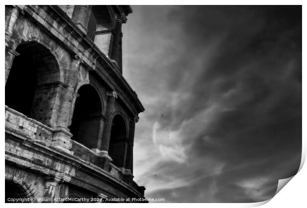 Colosseum Arches: Sky's Embrace Print by William AttardMcCarthy
