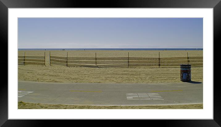 SANDY BEACH Framed Mounted Print by radoslav rundic