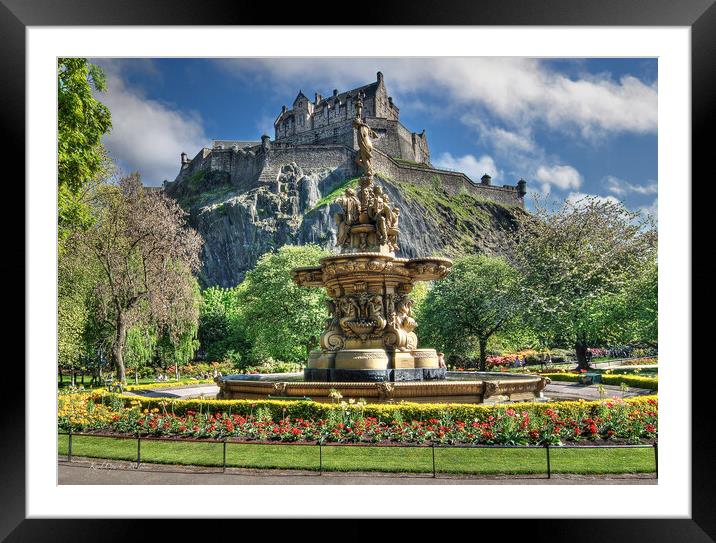 Edinburgh Castle, Scotland Framed Mounted Print by Karl Oparka