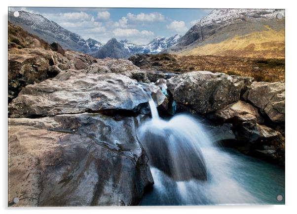 The Fairy Pools, Isle of Skye Acrylic by Karl Oparka