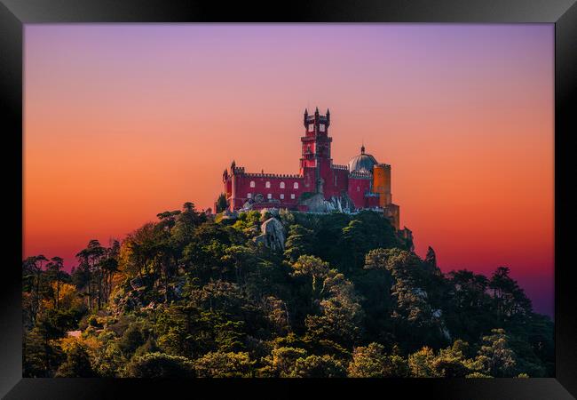 National Palace of Pena in Sintra, Portugal Framed Print by Artur Bogacki