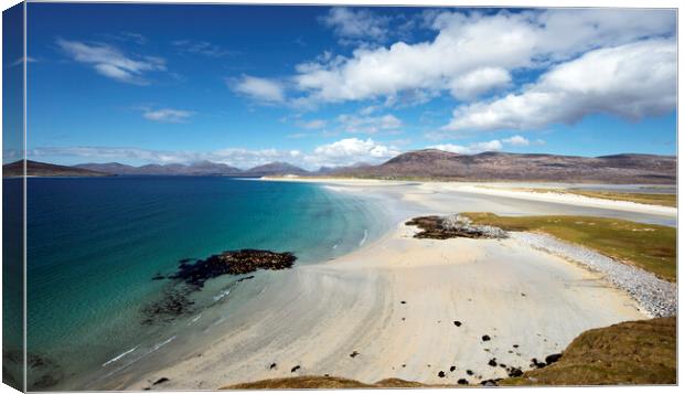View over Luskentyre Beach Canvas Print by Karl Oparka