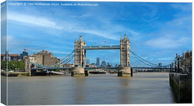 Tower Bridge, London Canvas Print by Tom McPherson