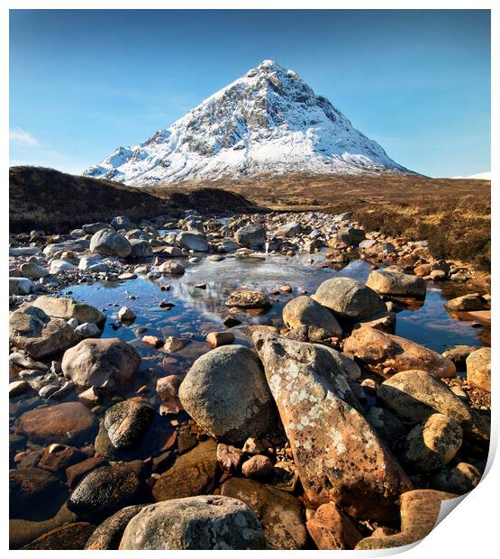 Buachille Etive Mor, Glencoe Print by Karl Oparka