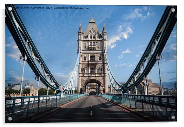 Tower Bridge Acrylic by Tom McPherson