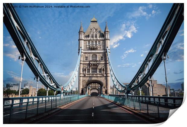 Tower Bridge Print by Tom McPherson