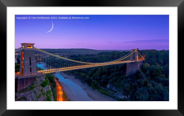Clifton Suspension Bridge Framed Mounted Print by Tom McPherson