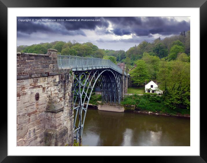 The Iron Bridge Framed Mounted Print by Tom McPherson