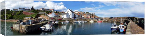 Crail Panorama Canvas Print by Karl Oparka