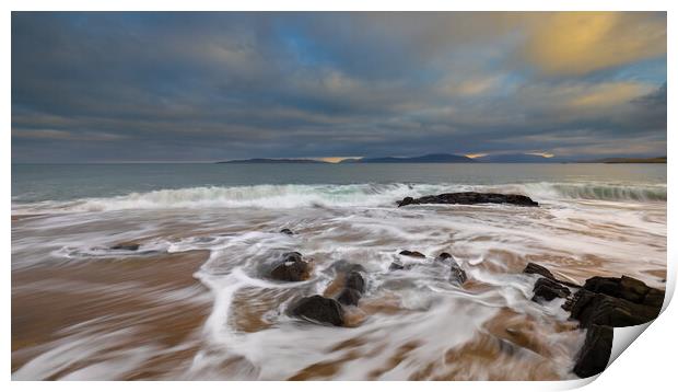 Sunrise On A Scottish Beach Print by Phil Durkin DPAGB BPE4