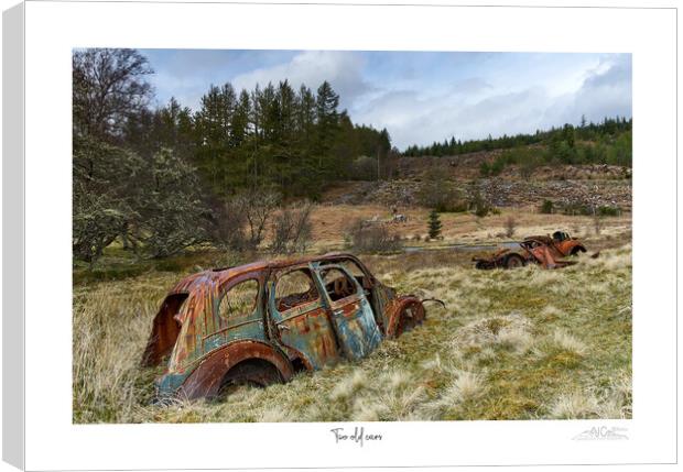 Two old cars Canvas Print by JC studios LRPS ARPS