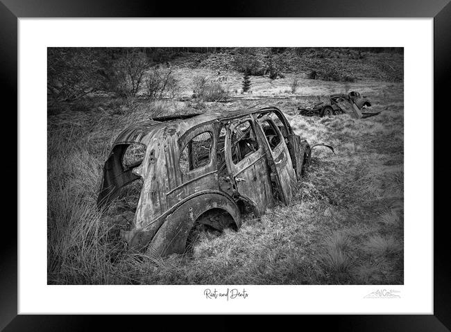 Rust and Detns in mono Framed Print by JC studios LRPS ARPS