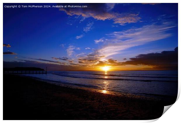 Findhorn Sunset Print by Tom McPherson