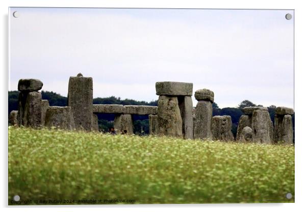 Stonehenge Acrylic by Ray Putley