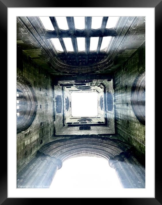 Fountains Abbey Framed Mounted Print by David Bennett