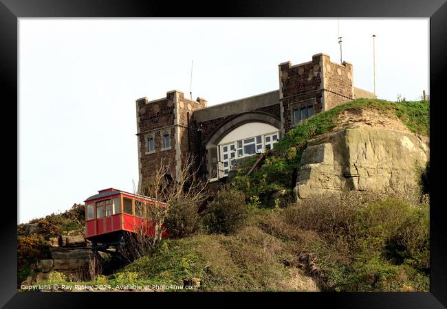 Cliff Railway - Hastings Framed Print by Ray Putley