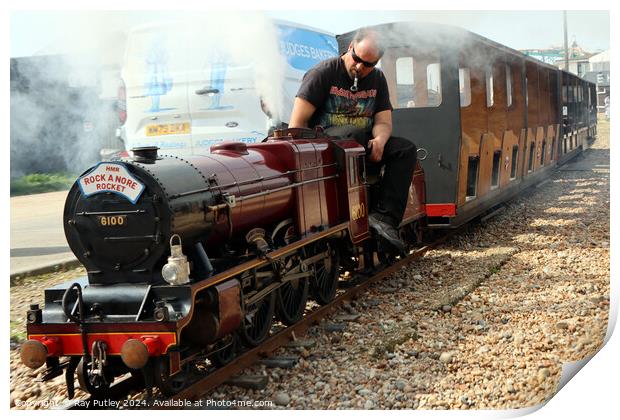 Steam Railway - Hastings Print by Ray Putley