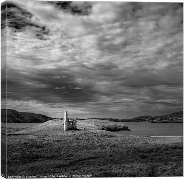 Scottish Castle Canvas Print by Stephen Young