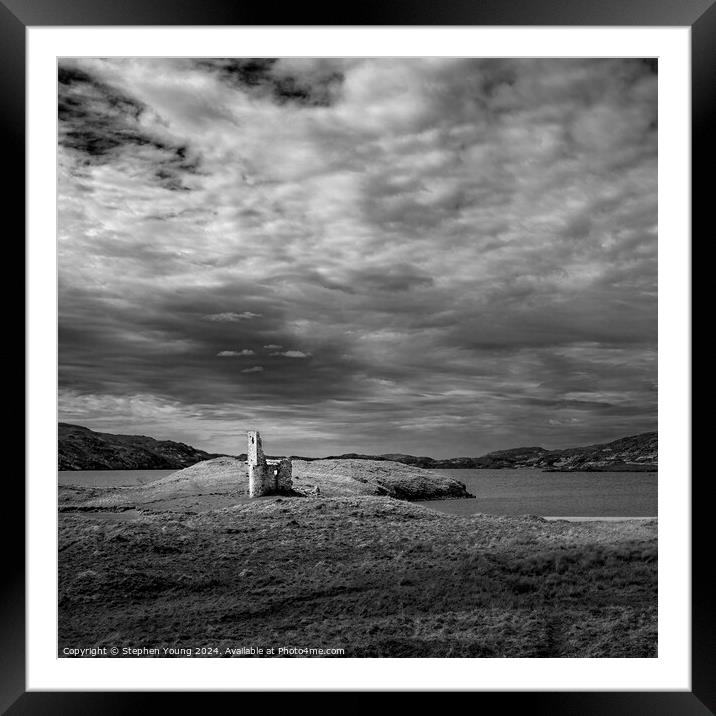 Scottish Castle Framed Mounted Print by Stephen Young