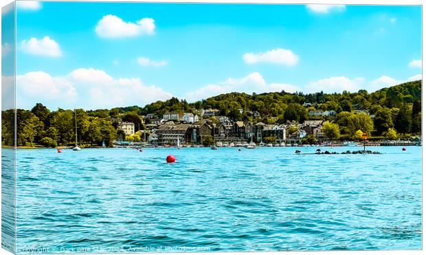 Bowness in the Lake District Canvas Print by Dark Blue Star