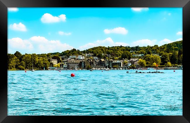 Bowness in the Lake District Framed Print by Dark Blue Star