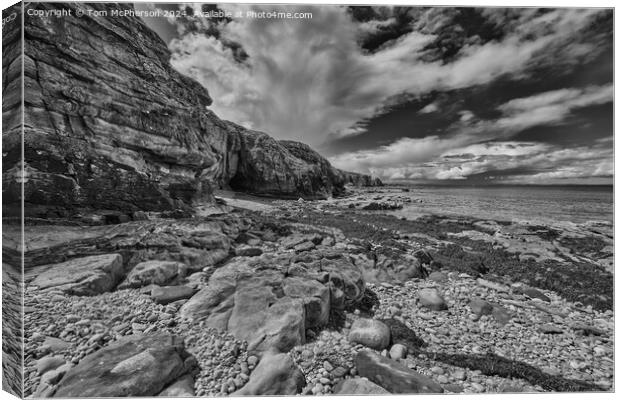 The Moray Coast at Burghead Canvas Print by Tom McPherson