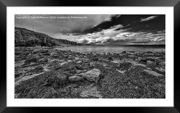 The Moray Coast at Burghead Framed Mounted Print by Tom McPherson