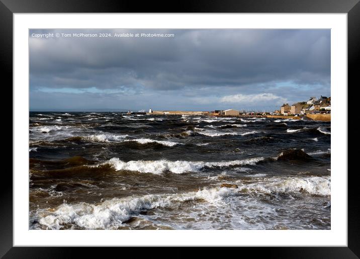Burghead Bay Framed Mounted Print by Tom McPherson