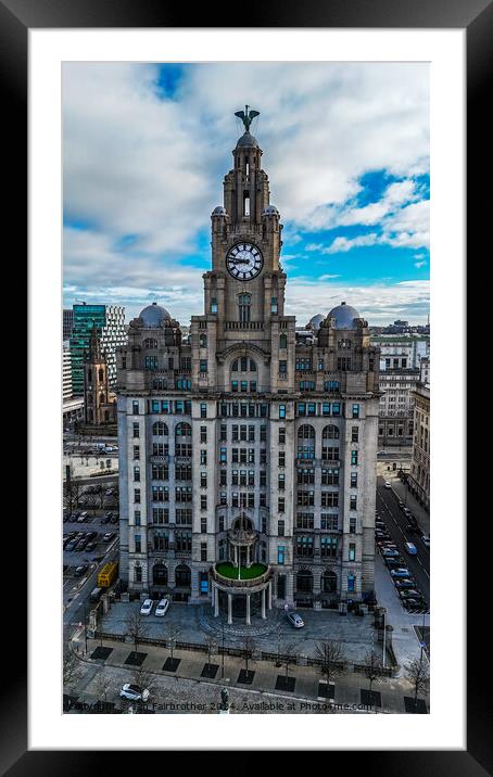 liver buildings  Framed Mounted Print by Ian Fairbrother