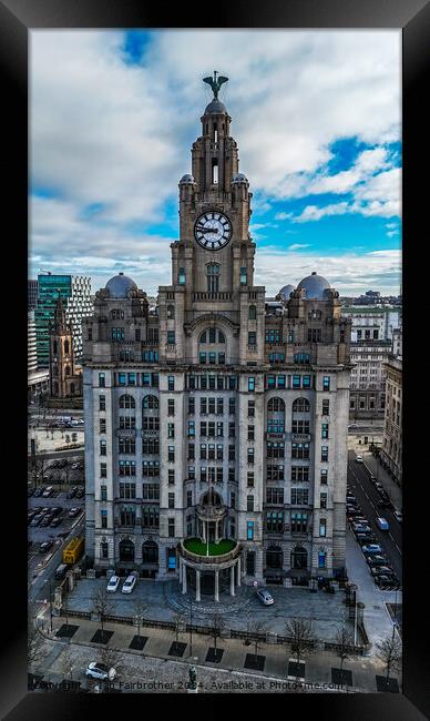 liver buildings  Framed Print by Ian Fairbrother
