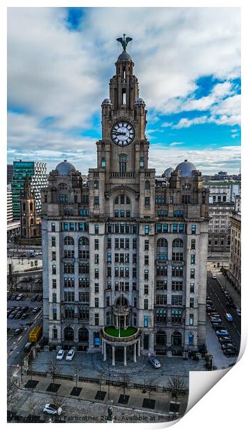 liver buildings  Print by Ian Fairbrother
