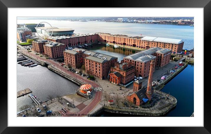 Royal Albert Dock  Framed Mounted Print by Ian Fairbrother