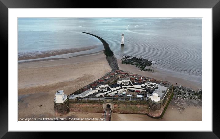 New Brighton Lighthouse  Framed Mounted Print by Ian Fairbrother