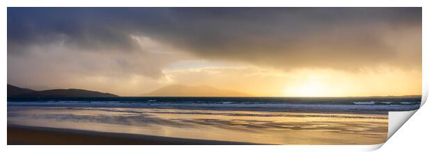 Luskentyre Sunset Panoramic Print by Phil Durkin DPAGB BPE4