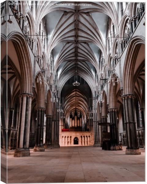 Lincoln Cathedral   Canvas Print by Steven Kirsop