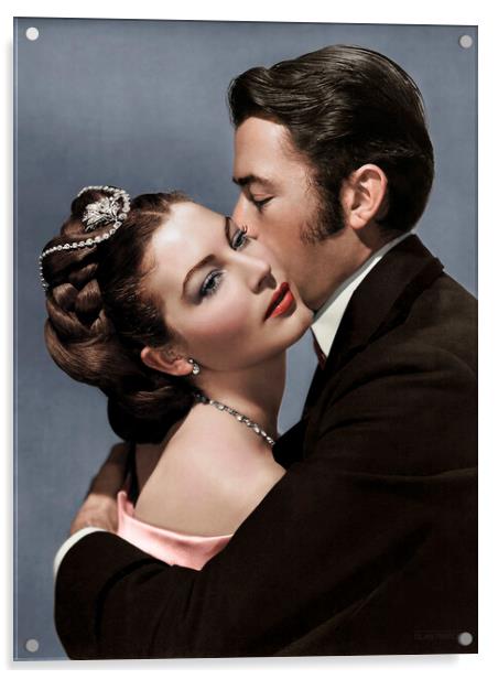 Ava Gardner as Pauline Ostrovsky and Gregory Peck as Fedja Acrylic by Dejan Travica