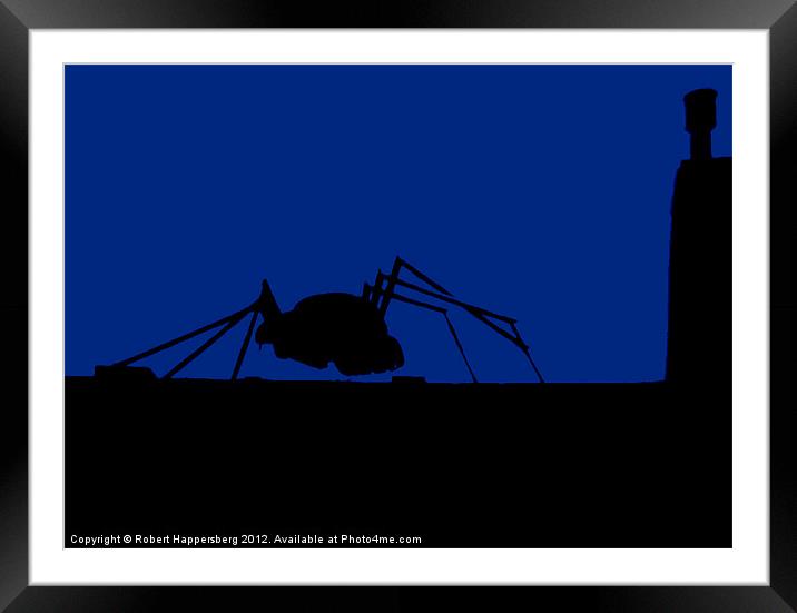 IT'S COMING TO GET YOU Framed Mounted Print by Robert Happersberg