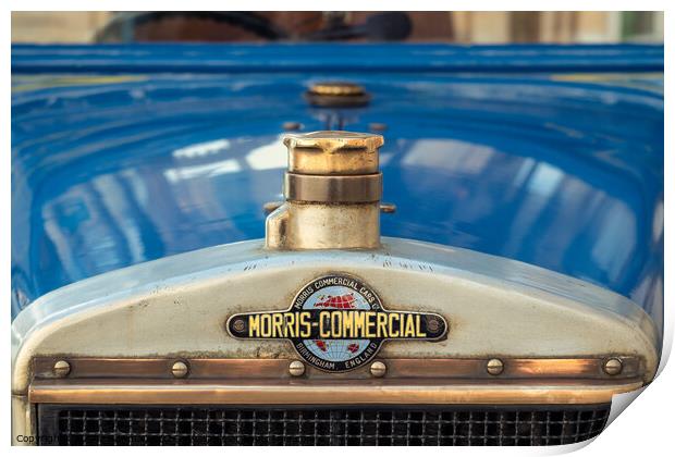 Morris Commercial Bus Radiator Print by Dave Bowman
