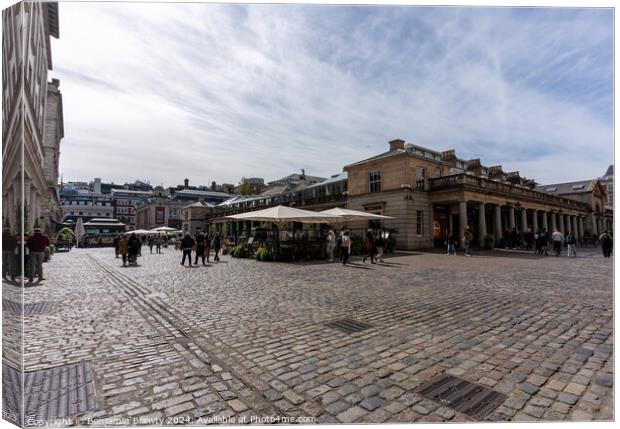 Covent Garden Canvas Print by Benjamin Brewty
