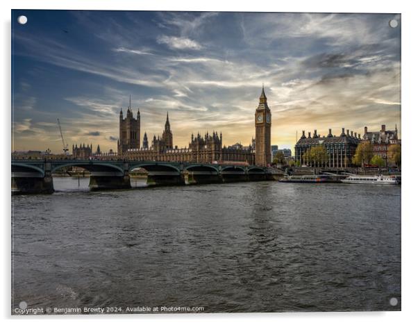 London  Acrylic by Benjamin Brewty