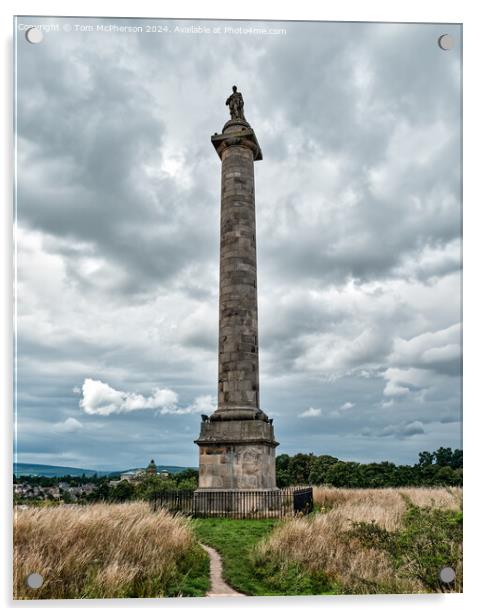 The Duke of Gordon's Monument Acrylic by Tom McPherson