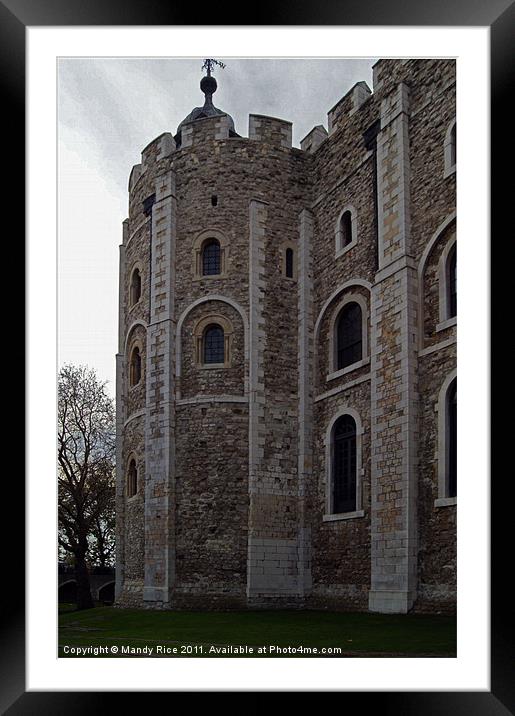 The Tower of London Framed Mounted Print by Mandy Rice