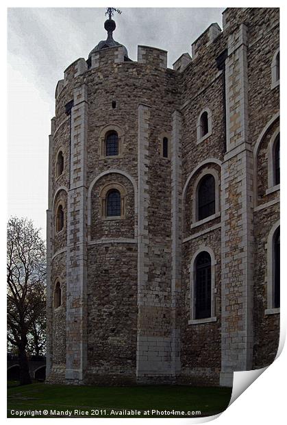 The Tower of London Print by Mandy Rice