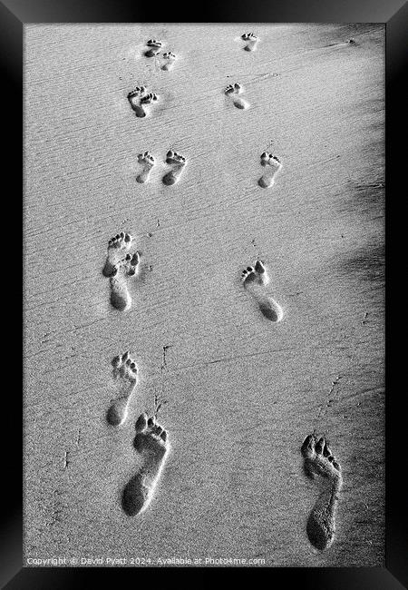 Footprints Through Time Framed Print by David Pyatt